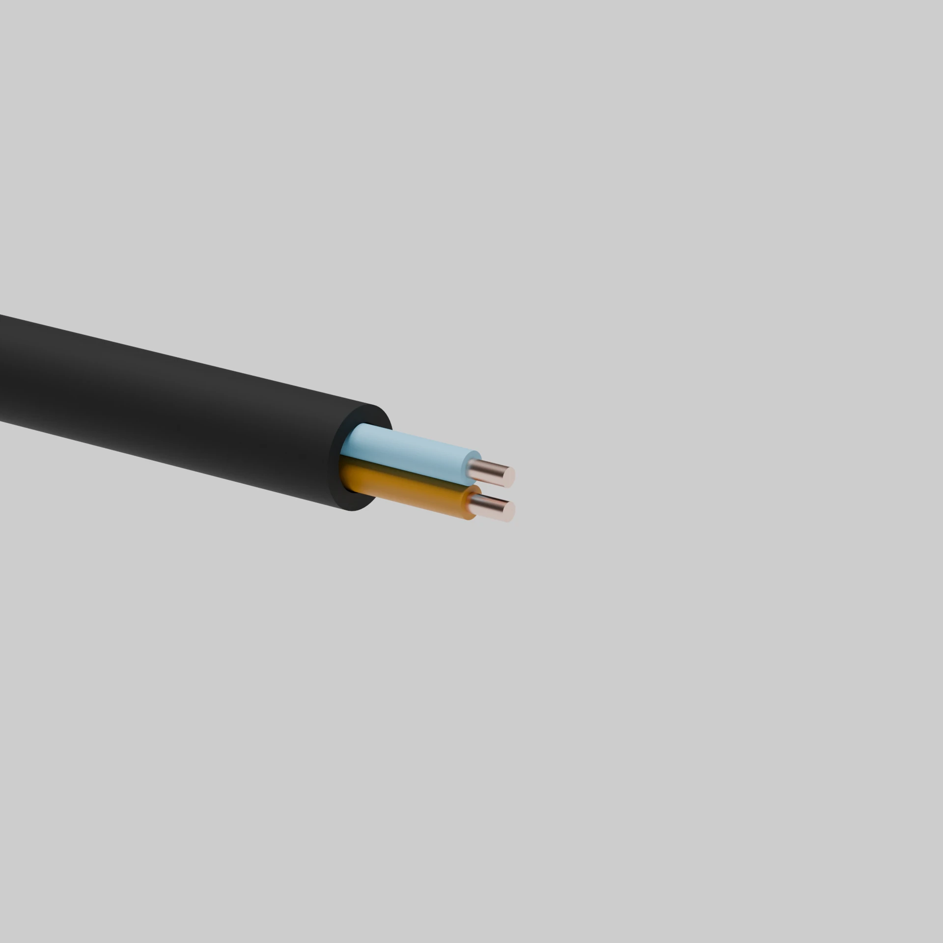 Кабель ВВГнг-LS 2х4 мм2, чорний GAL-KAT